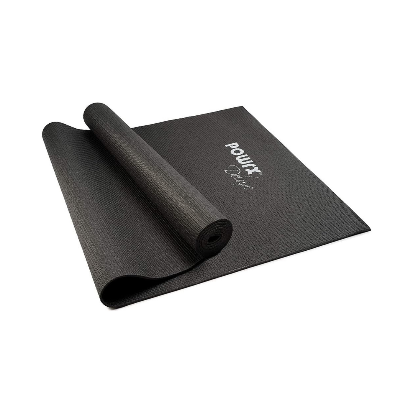 Deluxe Black Yoga Mat + Strap